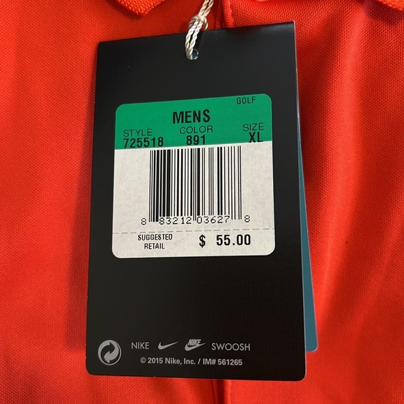 NWT Nike Better World Dri-Fit Stay Cool technology Golf Polo. Mens XL. - Picture 8 of 10